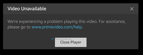 prime video issues today|we're experiencing a problem playing this video.